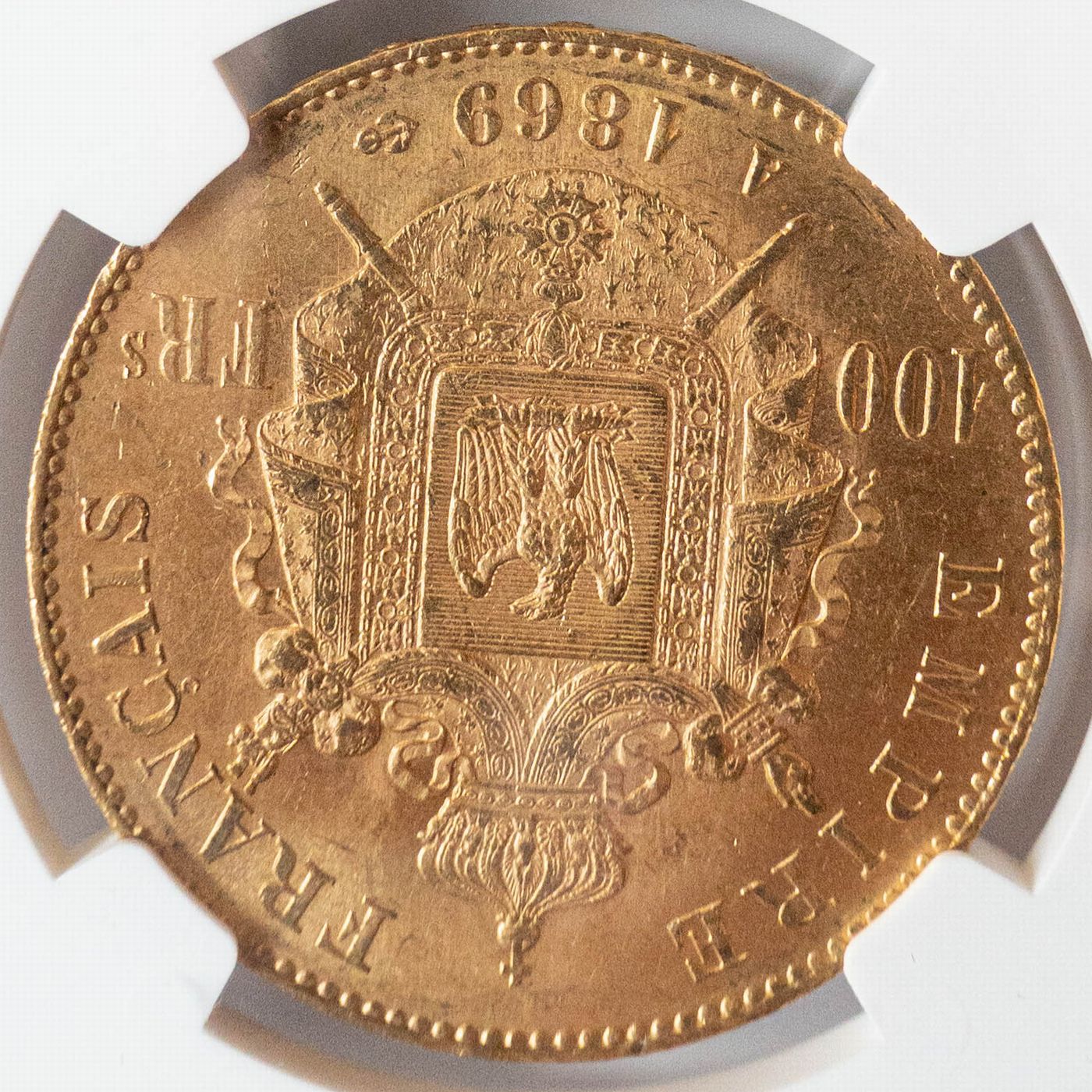 フランス 100フラン 金貨 1869年-A ナポレオン3世 MS61 | GEM COINS