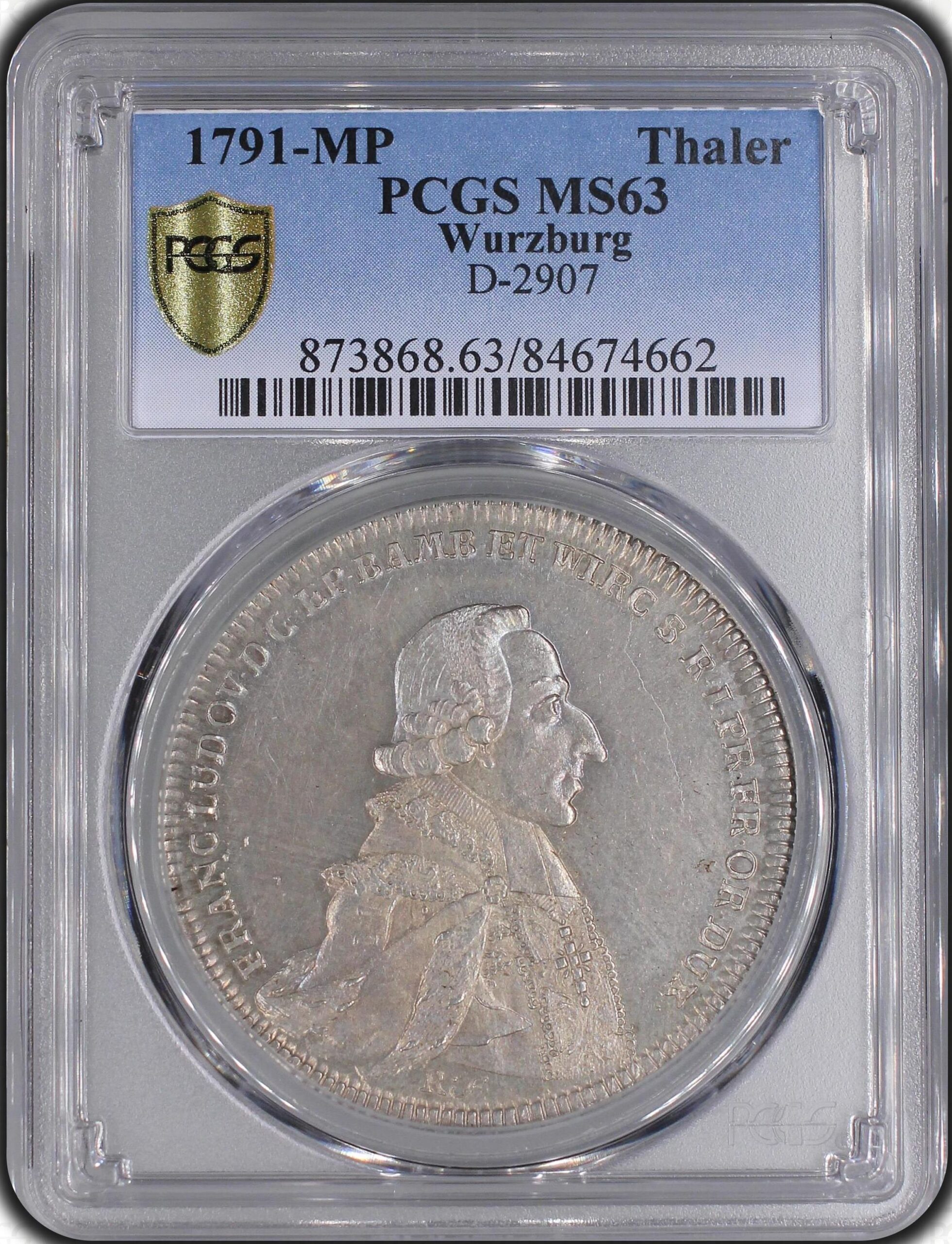 高鑑定！】1935年 ナチス MS63 ドイツ ヒンデンブルク 銀貨 PCGS - 貨幣